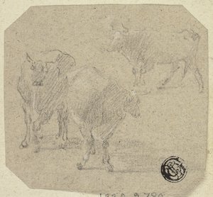 Trois vaches - Unknown artist