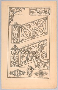 Diverses conceptions pour la ferronnerie décorative - Unknown artist