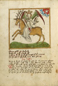 Vénus à cheval sur un cerf - Unknown artist