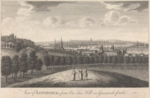 Vue de Londres et de l