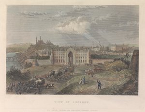 Vue de Lucknow - Unknown artist