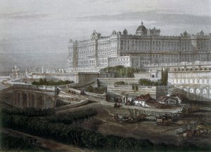 Vue de Madrid - Unknown artist