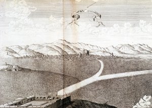 Vue de Sultanie - dans « Journal du voyage du Chevalier Chardin, Perse et Indes orientales, par la mer Noire et la Colchide »