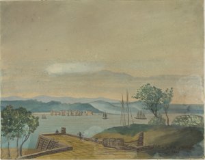 Vue de la ville de Washington en 1807 - Unknown artist