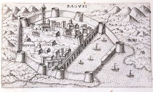 Vue de la ville de Raguse au XVIe siècle - Unknown artist