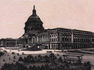 Washington, États-Unis : vue du Capitole