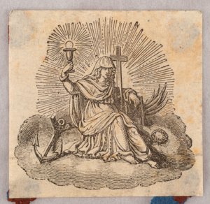 Gravure sur bois. Vignette.