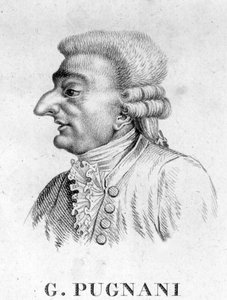 Portrait de Gaetano Pugnani, violoniste et compositeur italien