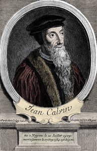Portrait de Jean Calvin, réformateur religieux et écrivain français - Unknown artist