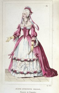 Portrait de Jeanne-Antoinette Poisson, Marquise de Pompadour (connue sous le nom de Madame de Pompadour) - Unknown artist