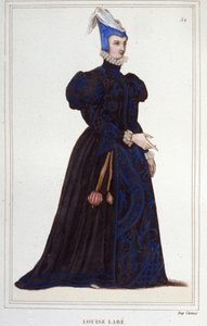 Portrait de Louise Labé (vers 1524-1566), poétesse française - Unknown artist