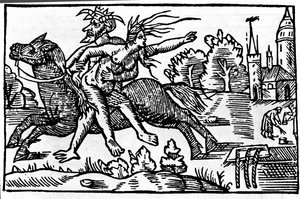 Le diable emporte une sorcière d