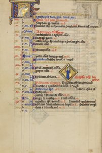 Un homme qui bat le blé ; Signe zodiacal de la Vierge - Unknown artist/maker
