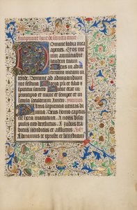 Page de texte décorée