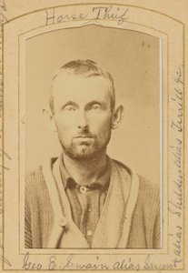 [George E. Swain alias Sargeant, voleur de chevaux] - Unknown artist/maker