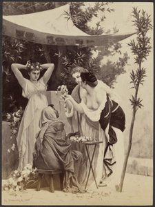 "La vendeuse de couronnes" par Gustave Boulanger - Unknown artist/maker