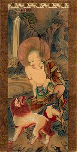 Arhat, Japonais, fin de la période Kamakura, 14ème siècle