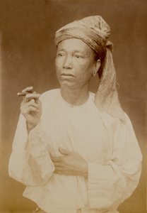 Un homme birman, vers 1885 - Unknown photographer