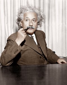 Albert Einstein à Princeton, USA - Unknown photographer