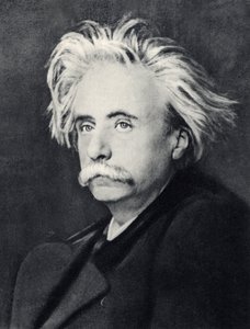 Edvard Grieg (1843-1907) compositeur norvégien (photo n/b)