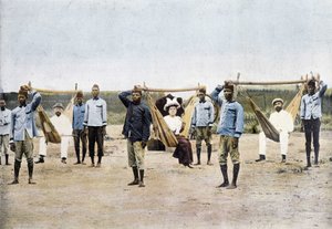 Hamaquaria au Dahomey (Bénin), fin du 19ème siècle