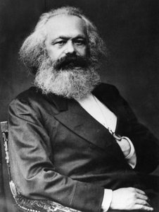 Karl Marx (1818-1893), théoricien socialiste et révolutionnaire allemand - Unknown photographer