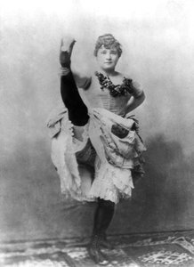 Louise Weber (1870-1929) alias La Goulue, danseuse française de French Cancan aux Folies Bergère à Paris et modèle de Toulouse-Lautrec