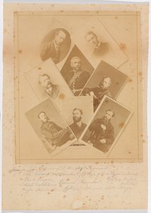 Officiers du 109e Régiment de Foot (Infanterie de Bombay) - Unknown photographer