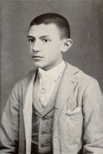 Pablo Picasso en 1896 (15 ans) - dans "Picasso, documents iconographiques" par Sabartes