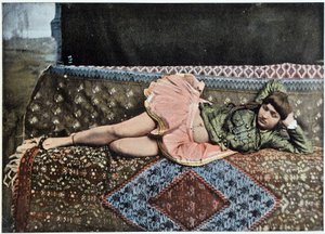 Persan dans un harem de Téhéran - photographie, fin 19e siècle - Unknown photographer