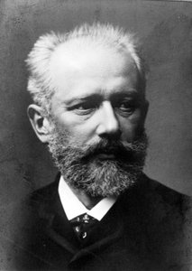 Piotr ou Petr Ilitch Tchaïkovski (1840 - 1893), compositeur russe. Photographie du 19e siècle