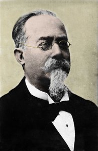 Portrait de Cesare Lombroso (1835-1909), criminologue italien. Photographie de la fin du 19ème siècle