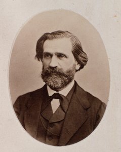 Portrait de Giuseppe Verdi (photo n/b) - Unknown photographer