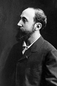 Portrait de Jules Claretie (1840-1888), romancier français.