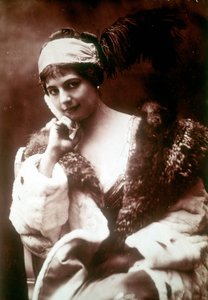Portrait de Mata Hari (1876-1917), danseuse et aventurière néerlandaise