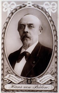 Portrait du directeur et pianiste allemand Hans von Bülow