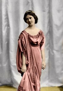 Portrait de la danseuse Isadora Duncan