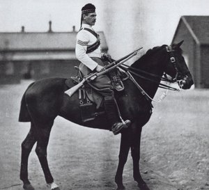 Sergent des 92e Gordon Highlanders, équipé comme un fantassin monté - Unknown photographer
