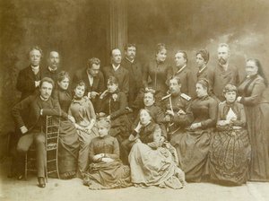 Le premier groupe de théâtre dramatique à Varsovie