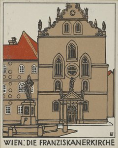 Vienne : Église des Franciscains Wien : Die Franziskanerkirche, 1908