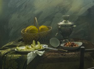 Melons rustiques et samovar - UstinaGreen