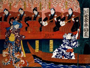 Shiki no Nagame Maru-ni-I no Toshi, acteur Toshi, scène des Quatre Saisons
