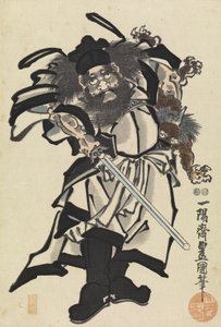 Shoki le dompteur de démons, c.1849-53