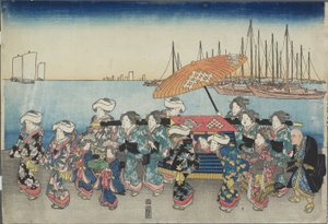 Procession de mariage, milieu du 19ème siècle