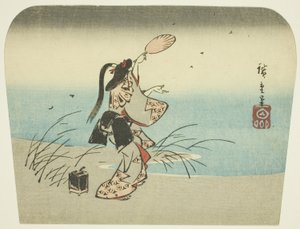 Attraper des lucioles - Utagawa Hiroshige