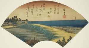 Temps clair à Susaki (Susaki seiran), de la série "Huit vues de la capitale orientale (Toto hakkei)" - Utagawa Hiroshige
