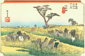 Hiroshige40 chirifu - Utagawa Hiroshige