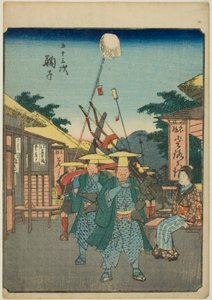 Mariko, de la série "Les cinquante-trois stations du Tokaido" - Utagawa Hiroshige