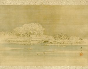 Matsuchiyama sur la rivière Sumida - Utagawa Hiroshige