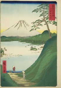 Col de Misaka dans la province de Kai (Kai Misakagoe), de la série "Trente-six vues du mont Fuji (Fuji sanjurokkei)"